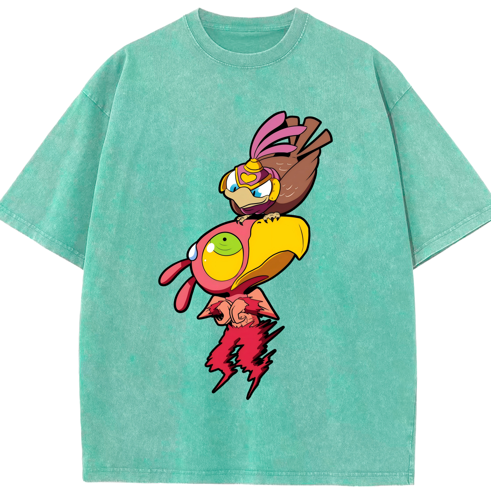 （画像用） ジョジョの奇妙な冒険 JoJo's Bizarre Adventure 綿100% ヴィンテージ風 半袖Tシャツ（フロントプリント）